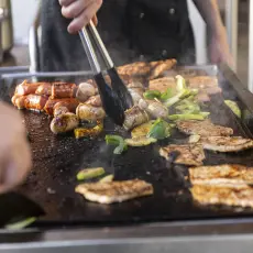 Grillen im Hotel Schneebgerger